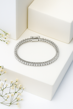 Load image into Gallery viewer, Radiant Spark Diamond Tennis Bracelet