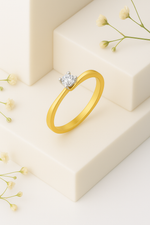 Load image into Gallery viewer, Single Stone Diamond Ring | Heeramani Diamonds