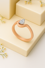 Load image into Gallery viewer, Elegance Teardrop Solitaire Ring