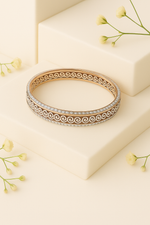Load image into Gallery viewer, Elysian Swirl Diamond Bangle