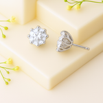 Load image into Gallery viewer, Eterna Bloom Diamond Stud Earrings