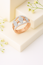 Load image into Gallery viewer, Radiant Blossom Diamond Ring