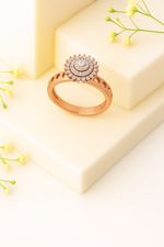 Load image into Gallery viewer, Radiant Reverie Halo Ring
