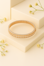Load image into Gallery viewer, Regal Bloom Diamond Bangle