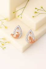 Load image into Gallery viewer, Songbird Serenade Diamond Earrings