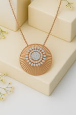 Load image into Gallery viewer, Celestial Bloom Pendant Necklace
