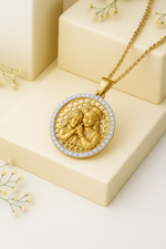 Load image into Gallery viewer, Divine Love Radha-Krishna Pendant
