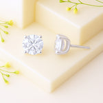 Load image into Gallery viewer, Celeste Solitaire Diamond Stud Earrings
