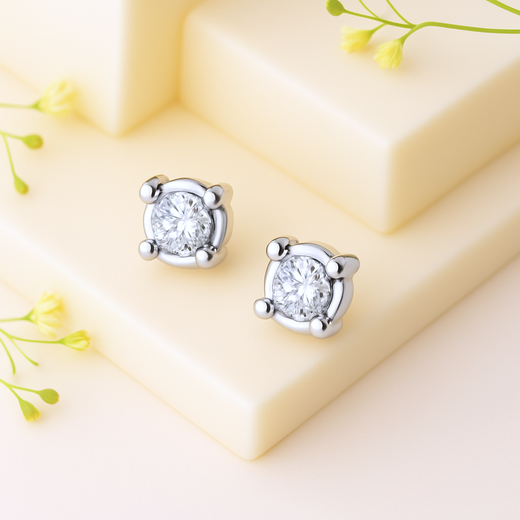 Nova Radiance Diamond Stud Earrings