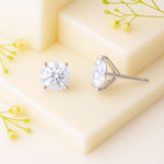 Load image into Gallery viewer, Pure Elegance Classic Solitaire Stud Earrings
