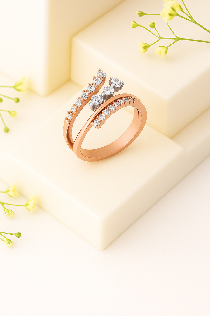 Twilight Whisper Crossover Ring
