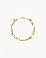 Load image into Gallery viewer, Gold Vermeil Shield Bracelet
