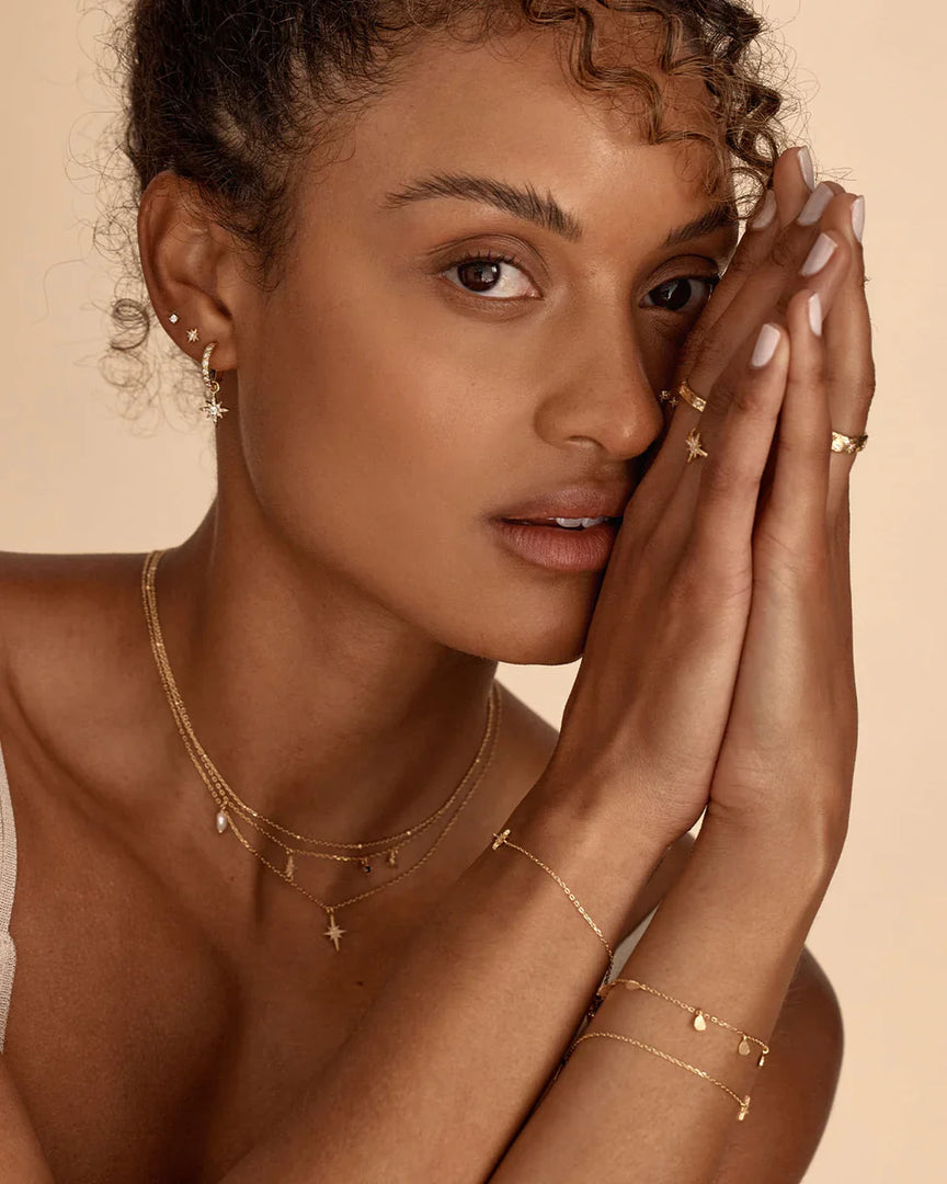 Gold In Starlight Hoops