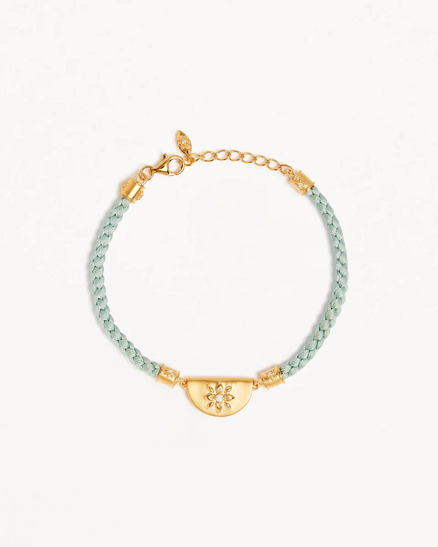 Lotus Blue Cord Bracelet